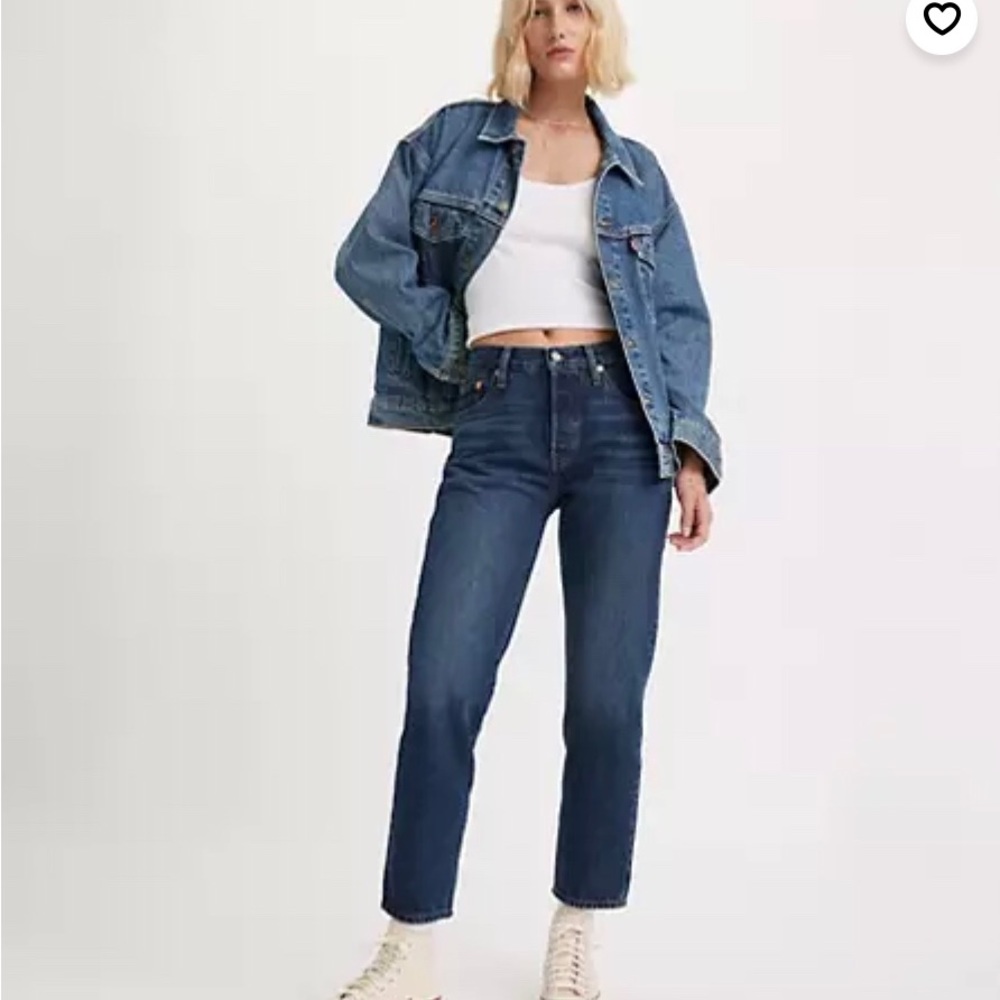 NWT Levi’s Jeans 501 cropped high rise size 26/26 straight leg